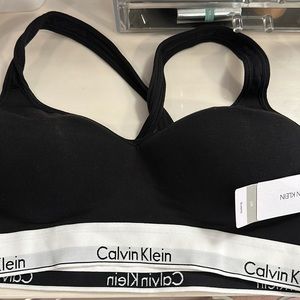 Cross back Calvin Klein bralette comfort lift XL